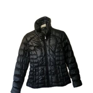 Kenneth Cole New York Black Puffer Down Jacket Medium